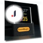 Holographic Photo Display Crystal Cube Smart Weather Station Digital Clock with GIF Animation Album — Weather Monitoring Clocks, Serene Homes