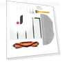 Main Roller Brush-Mop Cloth Filter — Parts & Accessories, Elegant Living House