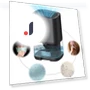 Portable Silent Air Dehumidifier with Multicolor Night Light — Air Moisture Control, GYROBALL