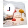 Rechargeable LED Mushroom Table Lamp — Desk & Table Lighting, Elegant Living House