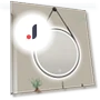 Round Makeup Mirror with LED Lighting — Makeup, Vinde Home
