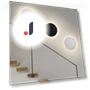 Round Wall Light Sensor — Wall Lighting, Elegant Living House