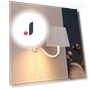 LED Creative Touch Wall Light with USB Charging — Overhead Lighting, Elegant Living House