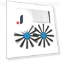 Side Brush and HEPA Filter for Sweeping Robots — Parts & Accessories, WADE3