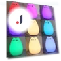 Creative Silicone LED Cat Night Light — Night Lights, Rainbow Rain