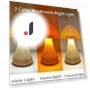 Smart Touch Control LED Wooden Cute Mushroom Night Light — Night Lights, Cozy Cottage-Relax