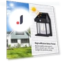 Solar Wall Lights with Motion Sensor — Outdoor Security & Flood Lighting, Cozy Cottage-Relax