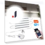 Full Set, 5 PCS, Under Cabinet LED Light with Adjustable Brightness — Under-Cabinet Mounts, Lcamaw Lighting Light