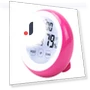 Creative Round Alarm Clock with Touch Screen — Clocks, Factory Discount Outlet