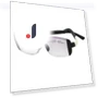 Smart Reading Glasses with Dual Lighting — Blue Light Glasses, only glasses