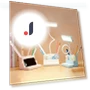 LED Desk Lamp with Pen Storage — Study & Desk Lighting, JM