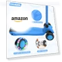 Превью Adjustable Height Kick Scooter with Removable Seat — Push Scooters, EVLIQUIL