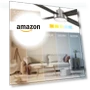 Превью Smart 4-Blade Ceiling Fan with LED Light Kit — Ceiling Fan Lighting Solutions, East Grove Home