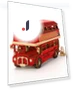 3D Wooden London Sightseeing Bus Model Kit — Educational, Robotime