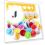 Smart Egg Pairing Twist Egg Shape Fruits And Vegetables — Shape Sorter & Stacking Games, Modern world22
