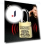 Smart Lock Alarm Padlock — Padlocks & Hasps, MoRub-Japan