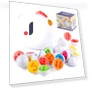 Twisted Egg Pairing Smart Egg Geometric Fruit And Vegetable Digital Early Education Educational Toy — Interactive Learning Devices, Happy Time For kids