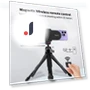 Universal Bluetooth Shutter Smartphone Camera Handle Grip — Selfie Sticks, AE Selection