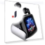 Wireless Earbuds with LCD Display — In-Ear Headphones, Junmaocun