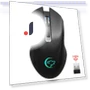 Wireless Mouse 2.4GHz Rechargeable Silent Ergonomic Mouse with Colorful Light Effect — Computer Mice, Chic Interiors