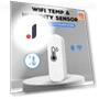 Wireless Smart WiFi Temperature and Humidity Sensor — Smart Home Security, OmniShop