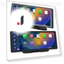 Wireless Touchscreen Carplay with Dashboard Panel — Stereo Receivers, Kayomart