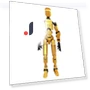 3D Printed Titan Robot Mobile Doll Set — Collectible Statues, Challenge