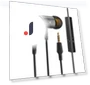 Gaming Headphones with AI Noise Canceling Microphone Adapter — Headsets, MIYAKO DENKI