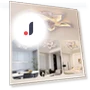 Modern Ceiling Fan with LED Lighting — Ceiling Fans, Seahorse Home