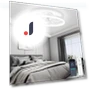 Modern Smart Ceiling Light with Fan — Overhead Lighting, Seahorse Home
