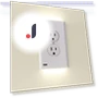 Small night light with touch panel and socket — Night Lights, Spicy chicken
