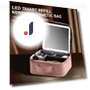 Smart LED Makeup Bag with Mirror — Cosmetic Cases, Auto Launcher