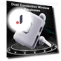 Wireless Earbuds with Touch Control and Noise Cancellation — In-Ear Headphones, caicaichen