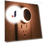 Round Night Light with Plug-in Night Sensor — Night Lights, DC-HOME Textile