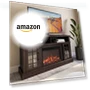 Превью Traditional 58" Rustic TV Stand with Electric Fireplace Heater — Stands, BELLEZE