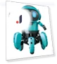 Hatsune Miku Edition Six-Legged Robot — Interactive Figures & Robots, Elekit