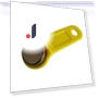 Readable RFID Touch Memory Key — Biometric Security, Scalloped Ocean