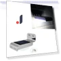 Solar Power Motion Sensor Garden Security Lamps — Outdoor Security & Flood Lighting, Tautoparts