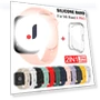 Silicone Strap + Protective Case — Fitness Bands, WHOP-A1