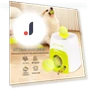 Smart Interactive Dog Tennis Ball Food Dispenser & Training Toy — Storage, TrendVibeCN