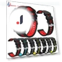 Soft Silicone Replacement Strap — Smartwatch Straps, j-3C