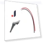External Outdoor Temperature Sensor with Wire and Connector — Charge Temperature, feiyanautoparts