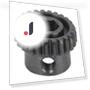 24 Tooth Cast Steel Sprocket — , Vestidos