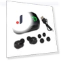 Bluetooth Headphones with Touch Control — In-Ear Headphones, DIYelecs