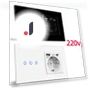 Touch Switch with Glass Panel — Switch Plates, Red dress