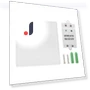 Wireless Remote Touch Light Wall Switch Panel with Receiver — Ceiling Fan Wall Controls, CosyHome