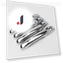 Chrome Door Handle Sticker with Smart Keyhole — Chrome Trim & Accessories
