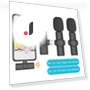 Mini Wireless Microphone with Clip — Wireless Systems, SHENZHEN THINKCARE TECHNOLOGY