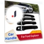 Classic Glossy Black Smart Door Handle Cover — Car Door Entry Guard