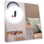 Classic Wall Clock with Date and Temperature — Desk & Shelf, Kitchen Accs